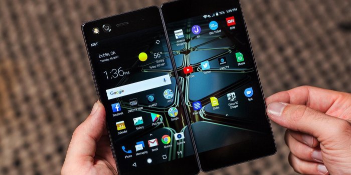 1920x1080 ZTE's Axon M has two screens and a hinge - The Verge