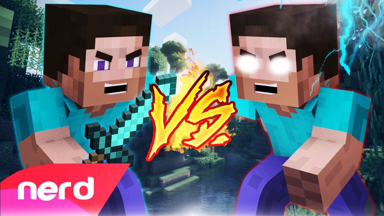 1280x720 √ Minecraft Steve Vs Herobrine | Minecraft Images Of Herobrine Vs Steve