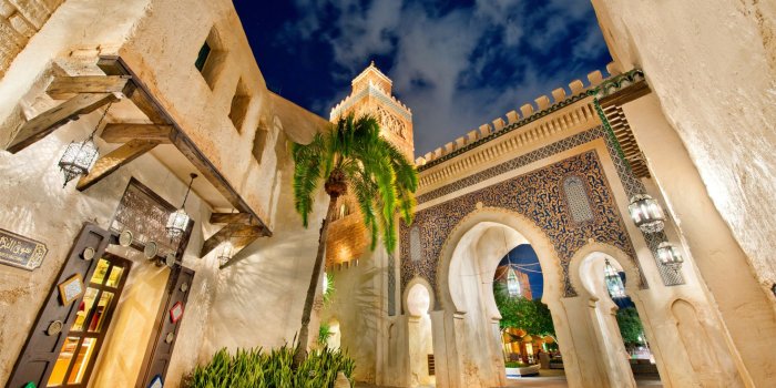 1920x1200 The Morocco Pavilion at EPCOT Center, Walt Disney World Theme Park