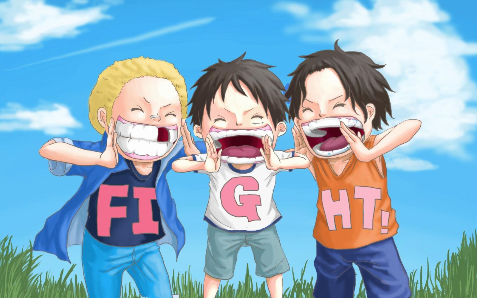 2880x1800 Download 2880x1800 One Piece, Monkey D. Luffy, Sabo, Portgas D. Ace