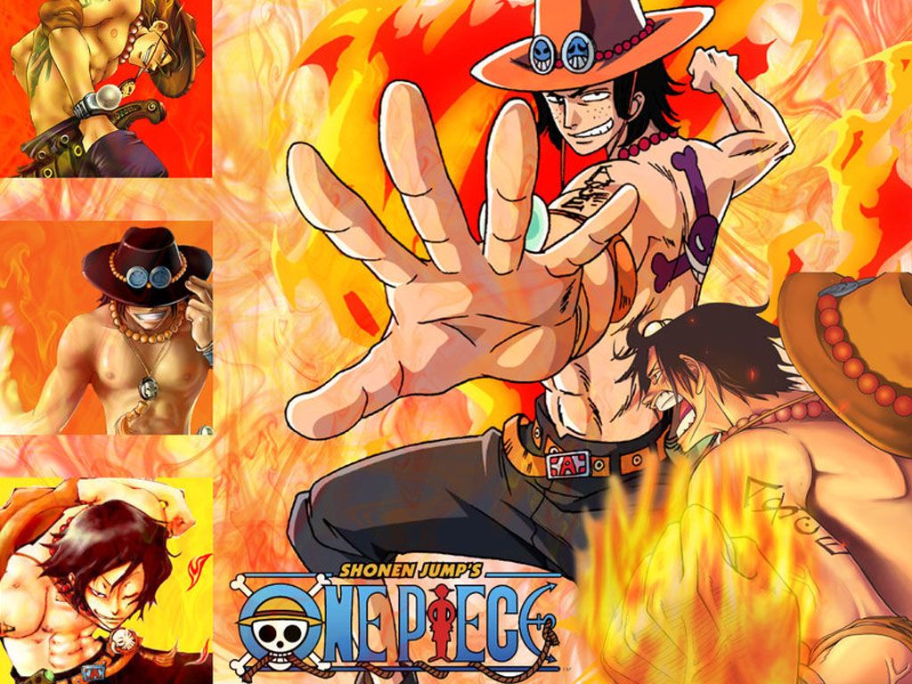 1024x768 One Piece Ace Wallpaper | goo.gl/d0baAr | Satyana Rayan P