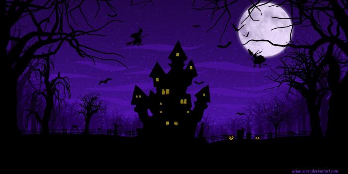 1280x720 Scary Halloween 2012 HD Wallpapers | Pumpkins, Witches, Spider Web