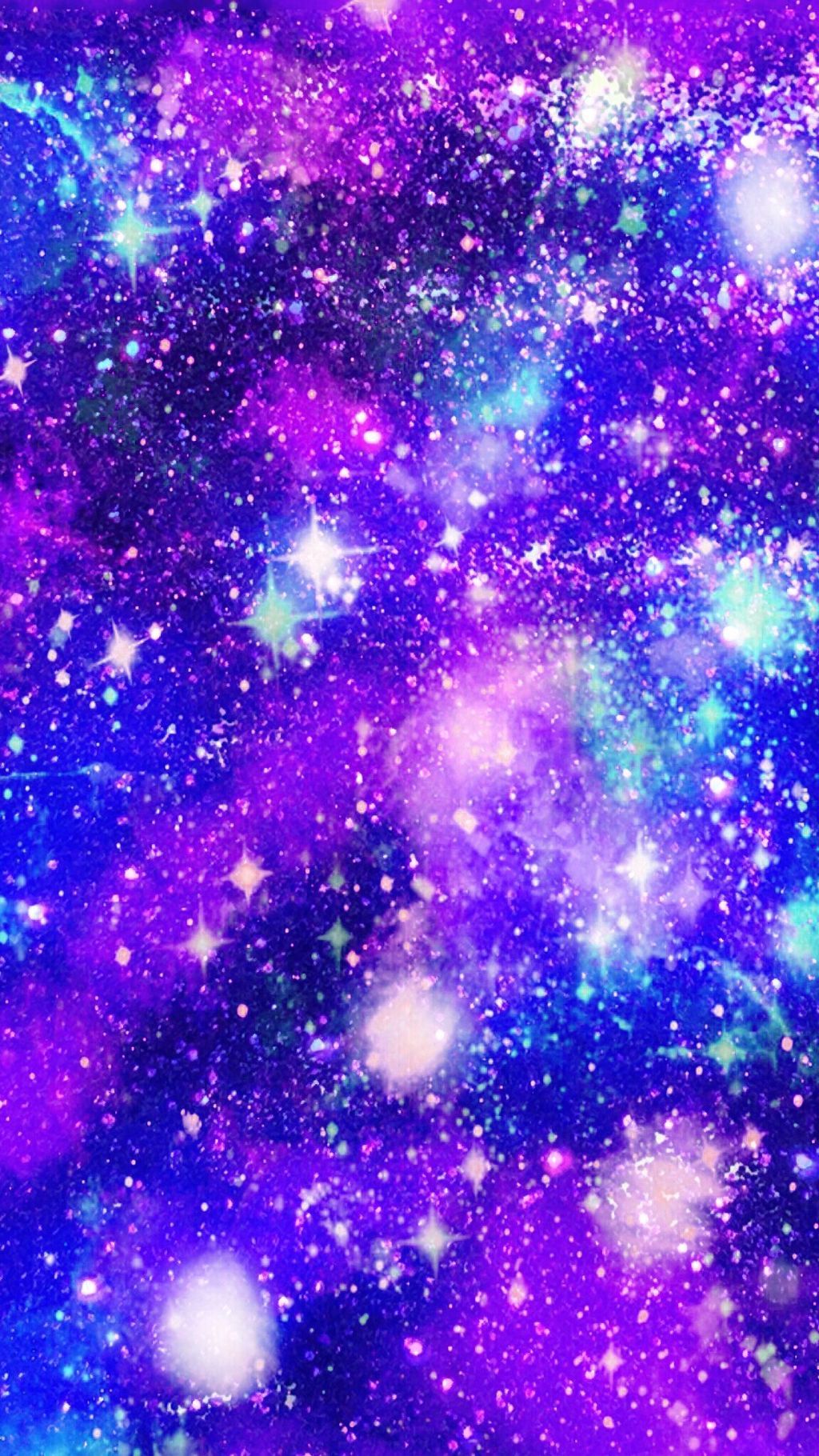 1024x1820 freetoedit glitter sparkle galaxy purple blue sky stars...