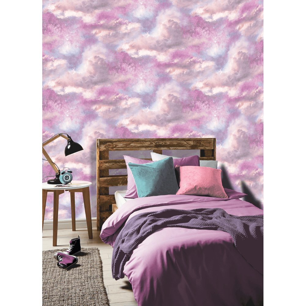 1000x1000 Diamond Galaxy Glitter Vinyl Bold Space Inspired Shimmer Finish Wallpaper  260009