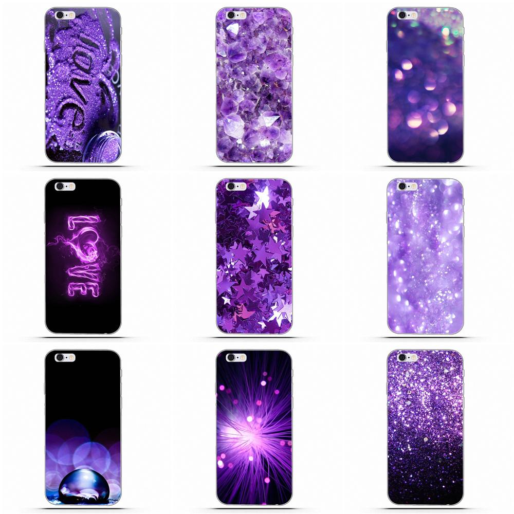 1000x1000 Unique Design High Quality Phone Case Love Purple Glitter Wallpaper