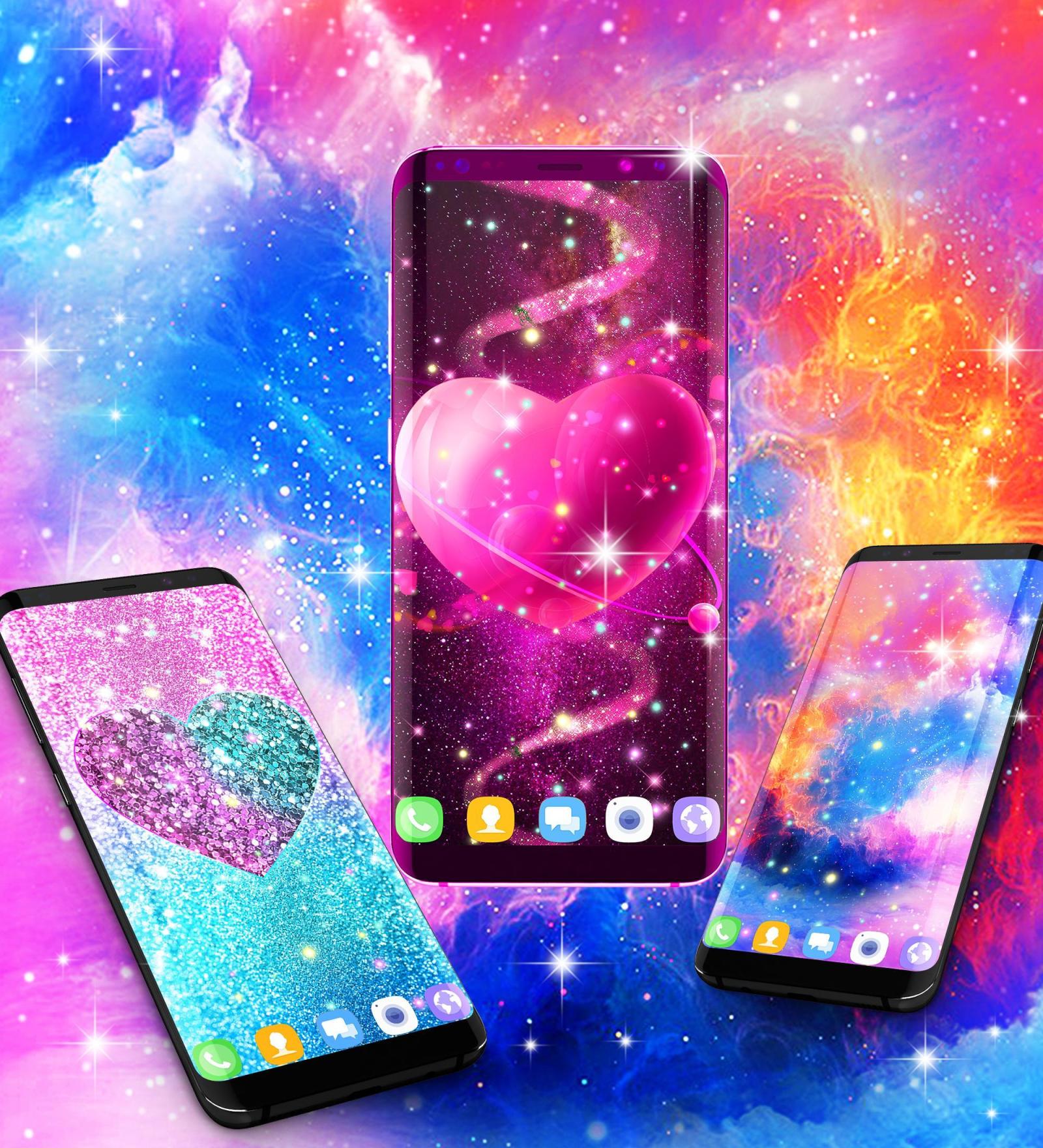 2000x2200 Glitter galaxy live wallpaper for Android - APK Download