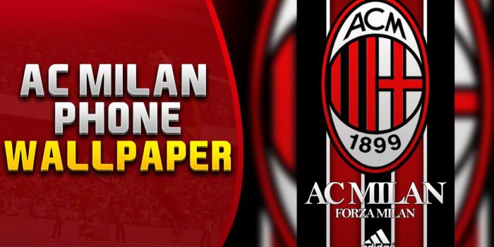 1280x720 AC Milan iPhone Wallpaper (SpeedArt)