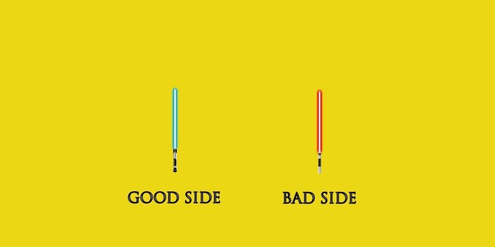 2560x1024 Download wallpaper 2560x1024 weapons, minimalism, star wars, style