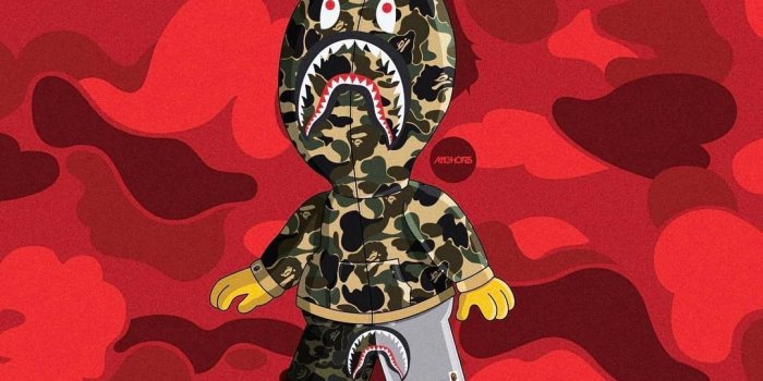 1080x1080 19+] Bape Bart Wallpapers on WallpaperSafari