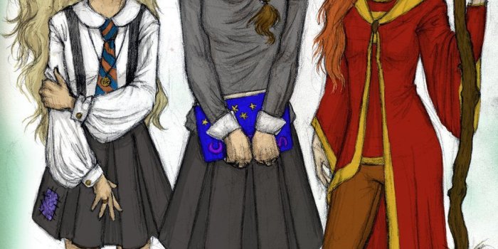 1024x1338 Luna, Hermione, and Ginny ♥ Harry Potter Girls by meabhdeloughry