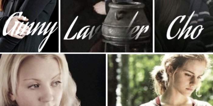 2000x2668 My favorite witches Luna Hermione Ginny Lavender and Cho | Harry
