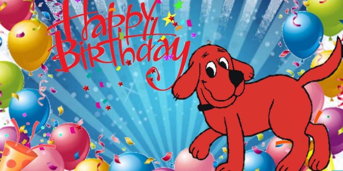 1280x720 Happy birthday Clifford the Big Red Dog style | Kids song