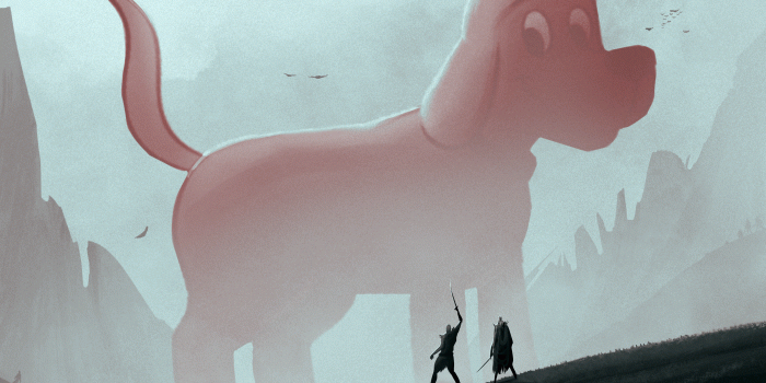 4060x2900 It's Clifford! The Big Red Dog!