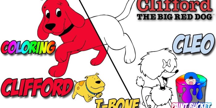 1280x720 Clifford The Big Red Dog Coloring Pages - pathtalk.org