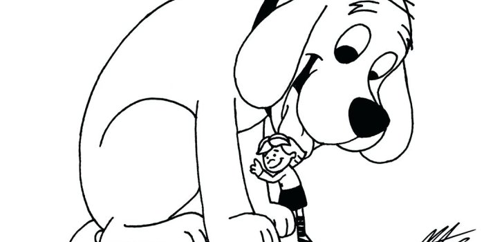 1064x751 Clifford The Big Red Dog Coloring Pages at GetDrawings.com | Free