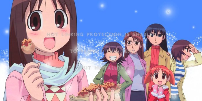 1665x1200 azumanga kagura chiyo yomi tomo osaka sakaki