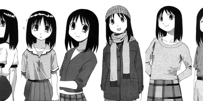 3168x936 HD wallpaper: Azumanga Daioh wallpaper, kasuga ayumu, girl, brunette