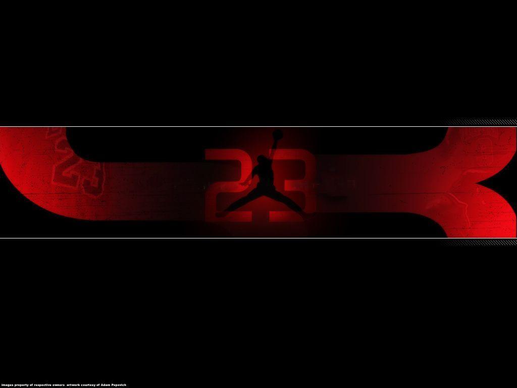 1024x768 23 Jordan Black And Red Wallpapers