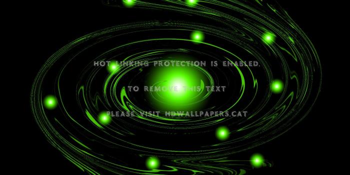 1920x1080 orbital green swirl black light whirlpool