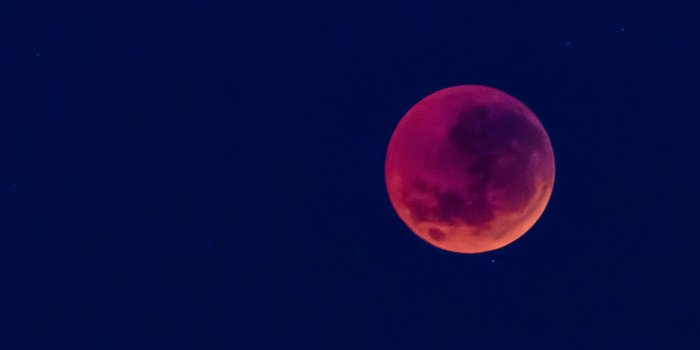 3022x2015 Blood Red Moon In Blue Sky, HD Nature, 4k Wallpapers, Images