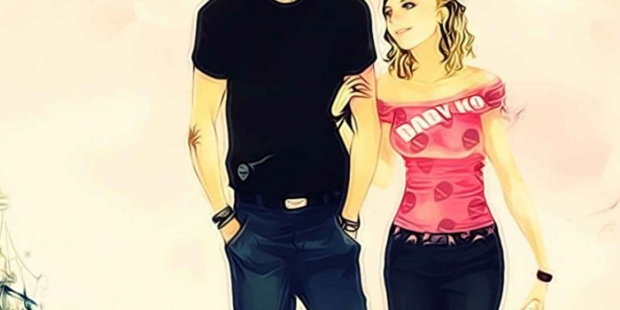 1536x2048 Free download 3d Love Couple Cartoon Wallpapers Download 3d