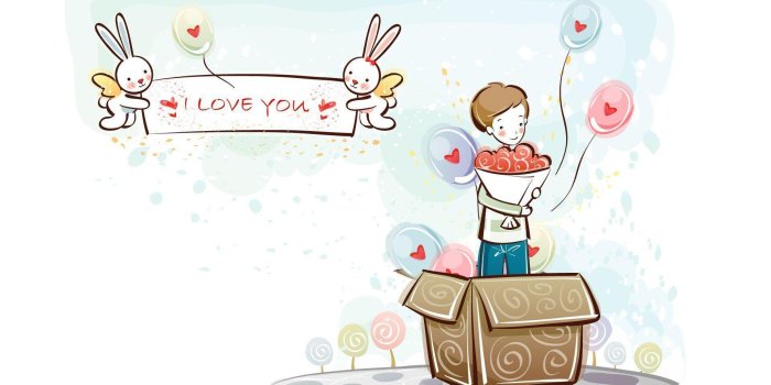 1920x1200 Cartoon Love Couple Wallpapers Group with 54+ items