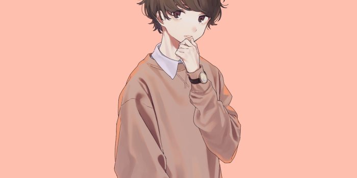 2560x1700 Download 2560x1700 Anime Boy, Pretty, Cute, Brown Hair Wallpapers