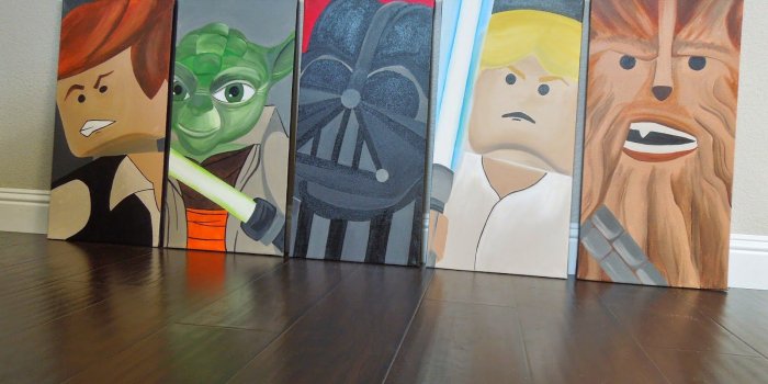 1600x1200 Window Paintings for Holidays and Special Events: LEGO Star Wars