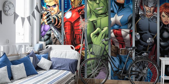 1600x1066 Avengers boys bedroom wall murals for wall | Homewallmurals.co.uk