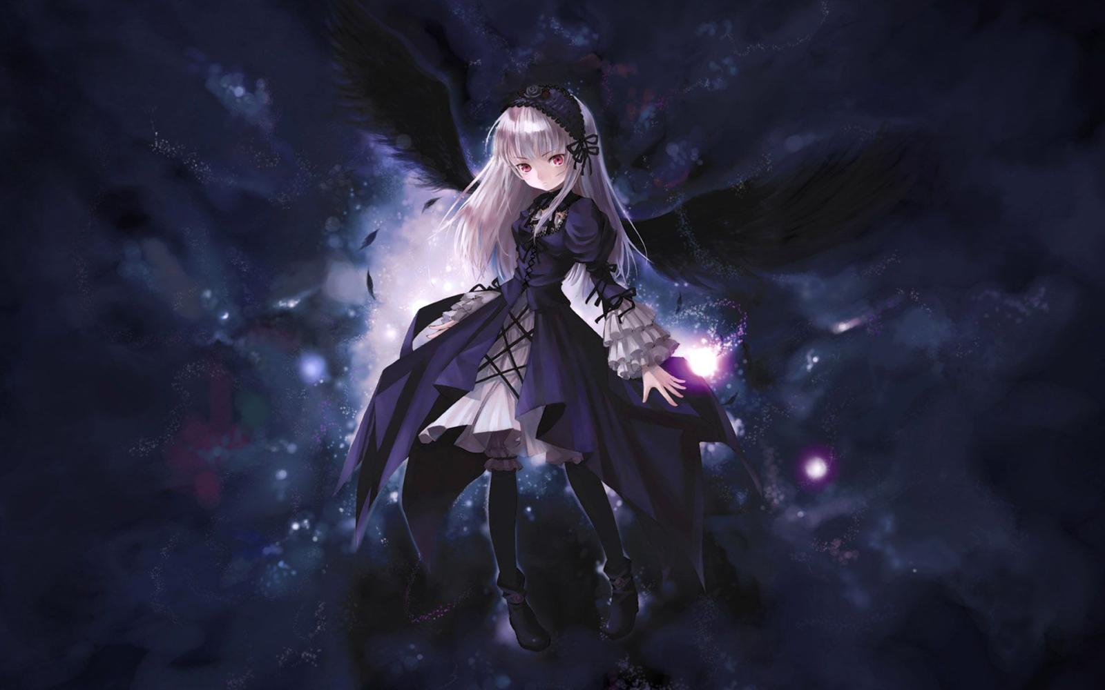 1920x1200 download download 3d anime dark angel wallpaper anime dark girl