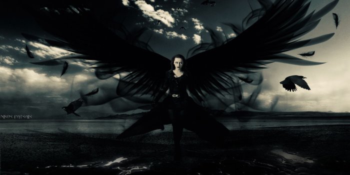 1920x1200 Dark Angel Anime Hd Wallpaper Anime Angel Wallpaper Anime 1920x1200