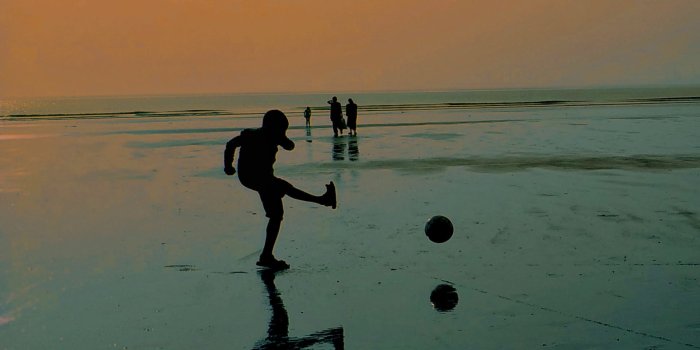 1920x1080 Football at the Beach - 1920 x 1080 Preview Wallpaper | Wallpaper