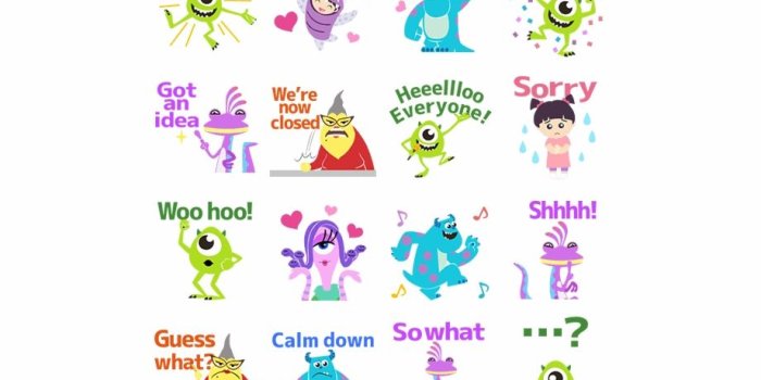 920x953 Stickerline5957-animated Monsters, Inc - Monster Inc Stickers