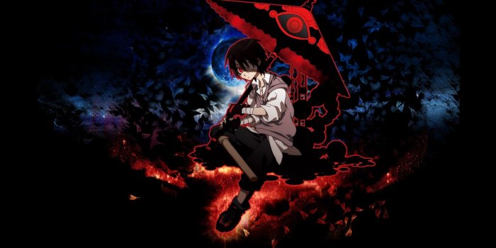 1920x1080 Download 1920x1080 Anime Boy, Dark Magic, Eyepatch, Umbrella