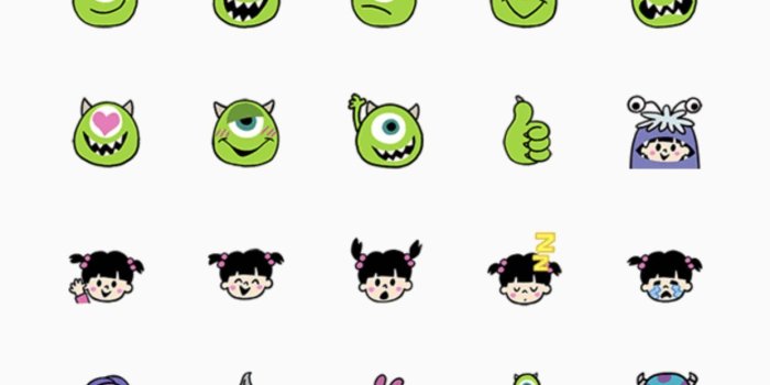 1242x1839 Monsters Inc Emoji Set | Cartoon ในปี 2019 | ภาพวาดดิสนีย์ วาดเขียน