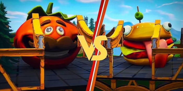 1366x768 Durr Burger And Pizza Pit At War In New Food Fight LTM [Fortnite