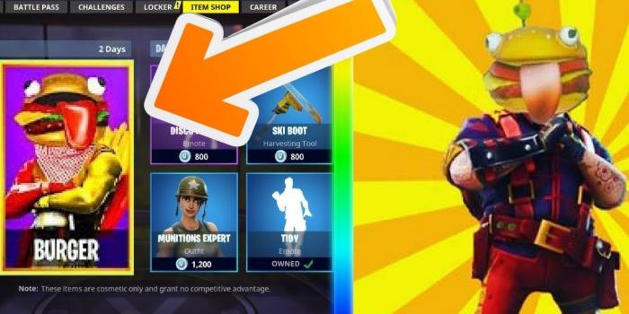 1280x720 Fortnite Durr Burger Skin Wallpaper – Latest HD Wallpaper