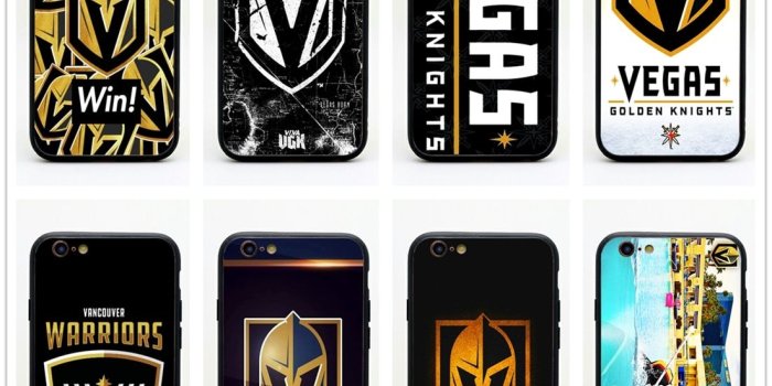 1102x1102 DK NHL puck phone Case for Vegas Golden Knights Hard Transparen