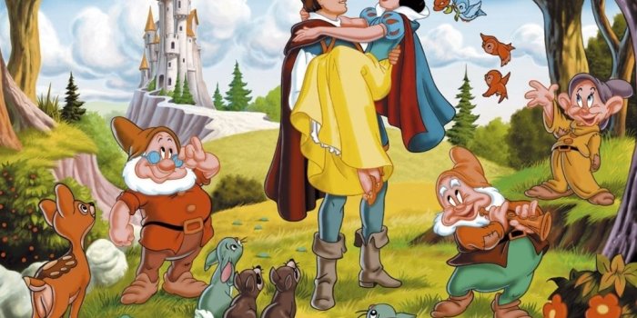 1024x768 Snow White Cartoon Widescreen Wallpaper Image for Desktop - Cartoons