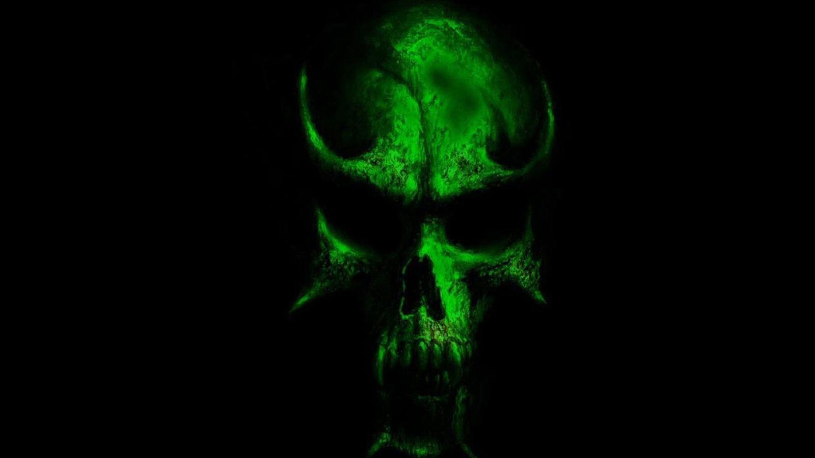 2560x1440 65+ Green Skull Wallpapers - Download at WallpaperBro