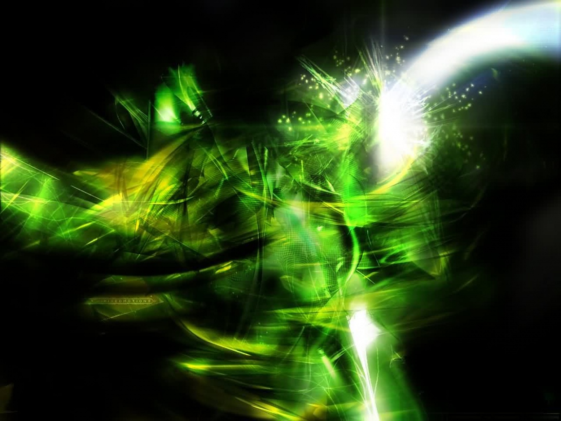 1152x864 Green And Black Abstract Wallpaper 26 Cool Wallpaper