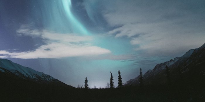 1280x720 Wallpaper Aurora Borealis, Northern Lights, Night sky, Alaska, HD