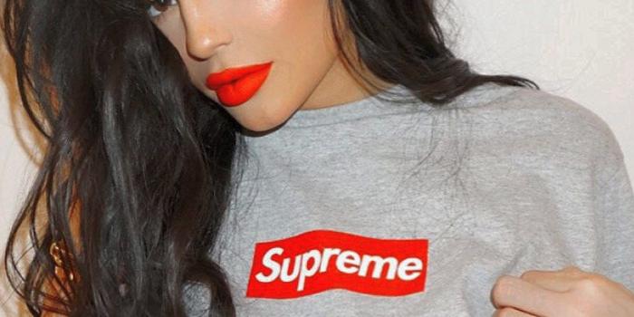 1080x1920 Supreme Girl Wallpaper Black