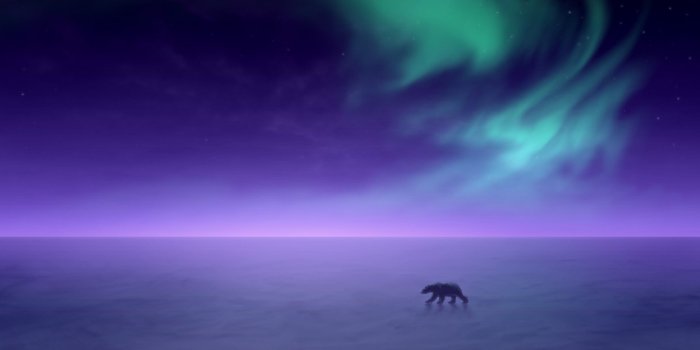 1920x1200 Purple Northern Lights HD Wallpaper, Background Images