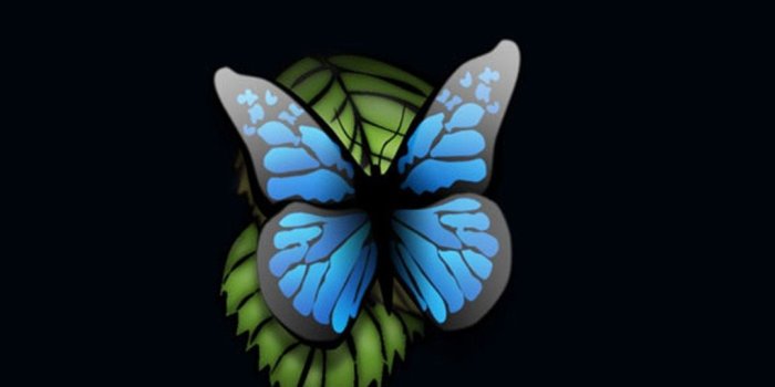 1080x1920 Blue Butterfly Black Background iPhone 6 Plus HD W iPhone 6/6S/7