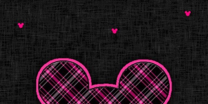 720x1280 Iphone 6s Plus Mickey Mouse Pink/black Wallpaper - Iphone Black