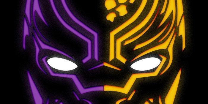 1080x1920 Black Panther, logo, black background 1080x1920 iPhone 8/7/6/6S Plus