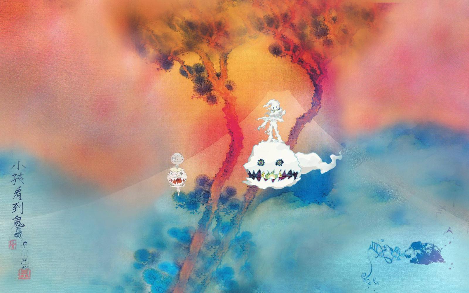2560x1600 I made the Kids See Ghosts cover art into a WQXGA (2560 x 1600