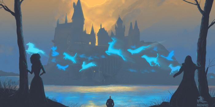 1920x1080 ArtStation - Battle for Hogwarts - He will come to me!, Nenad Sarac