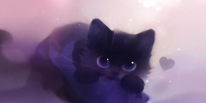 1920x1080 Digital Cat Art Black cat HD Wallpapers, Desktop Backgrounds